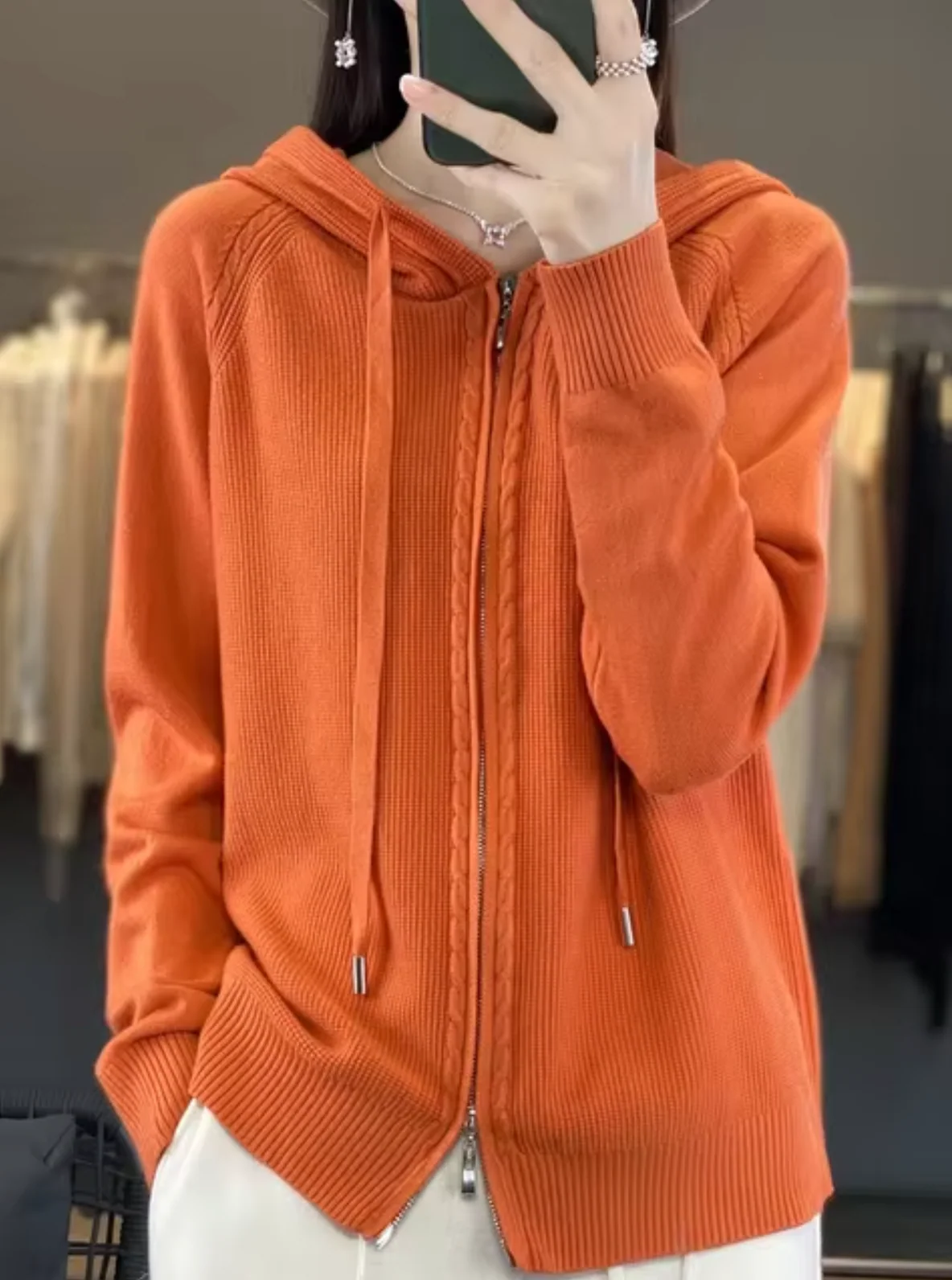 - Chaqueta de punto con capucha - Imagen 6