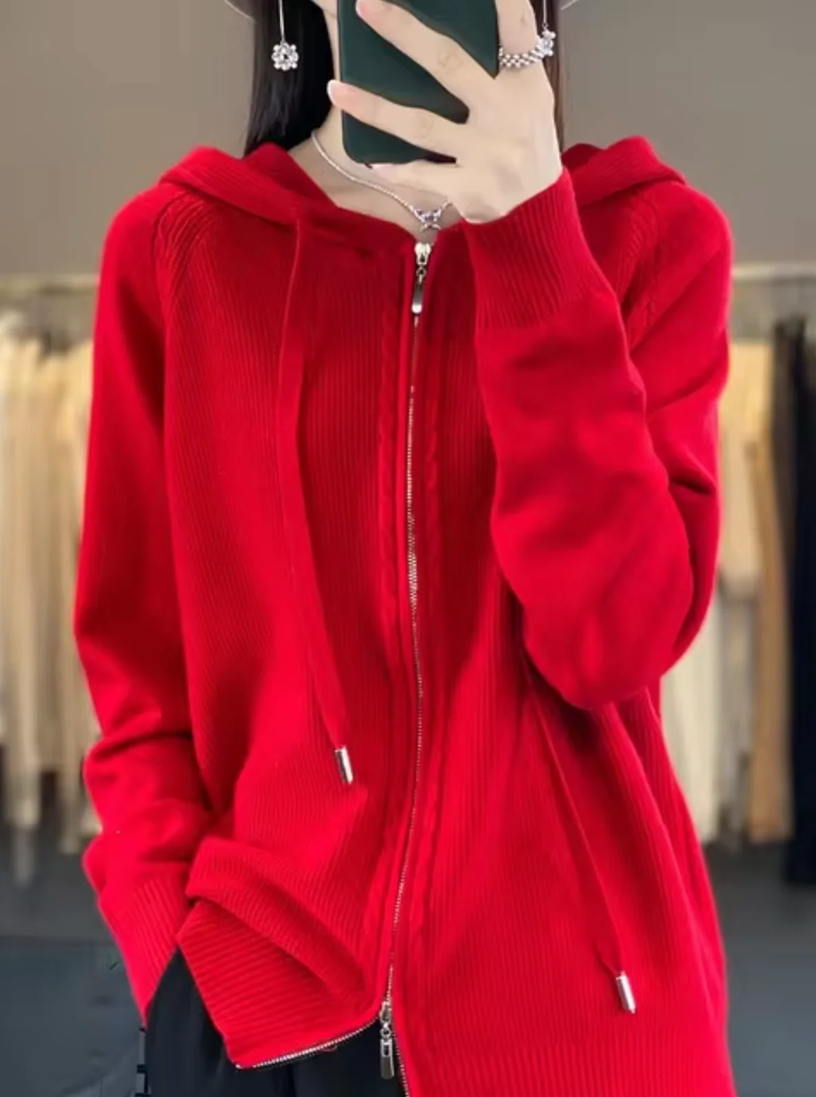 - Chaqueta de punto con capucha - Imagen 7