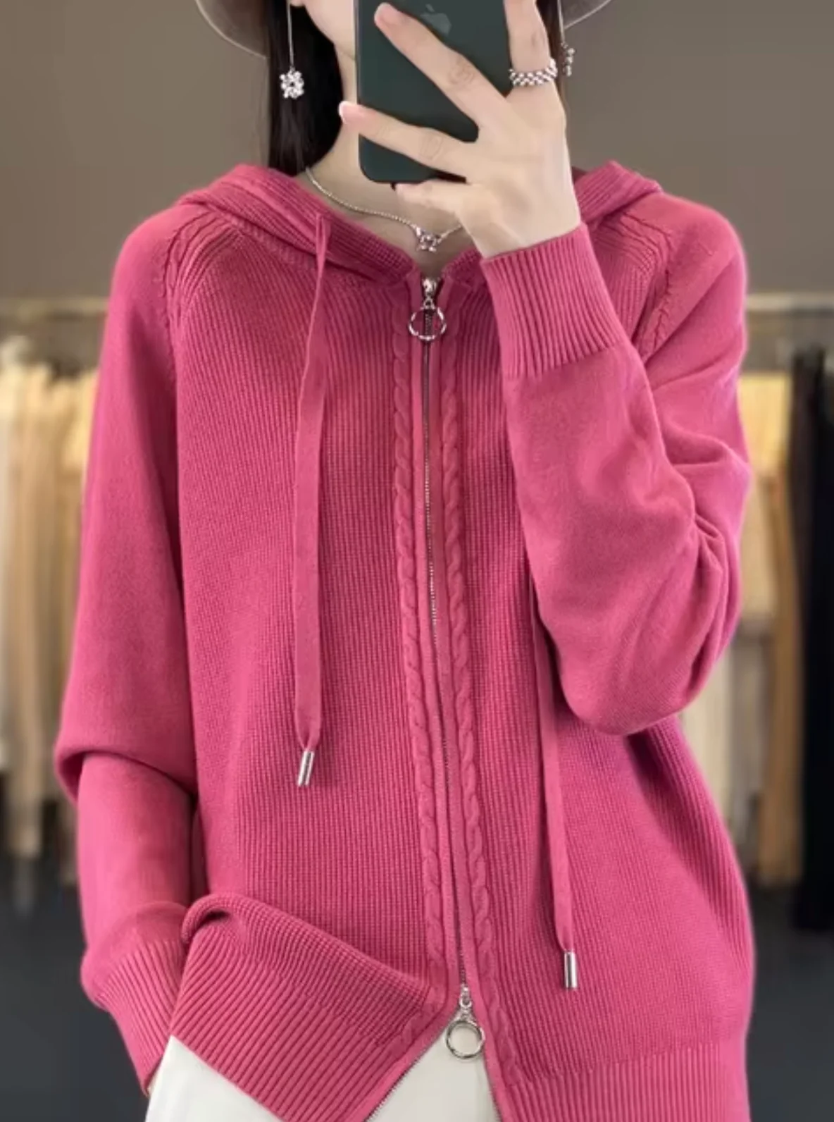 - Chaqueta de punto con capucha - Imagen 8