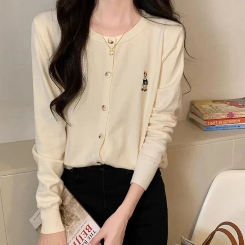 Abcde- Jersey de punto estampado para mujer - Imagen 4