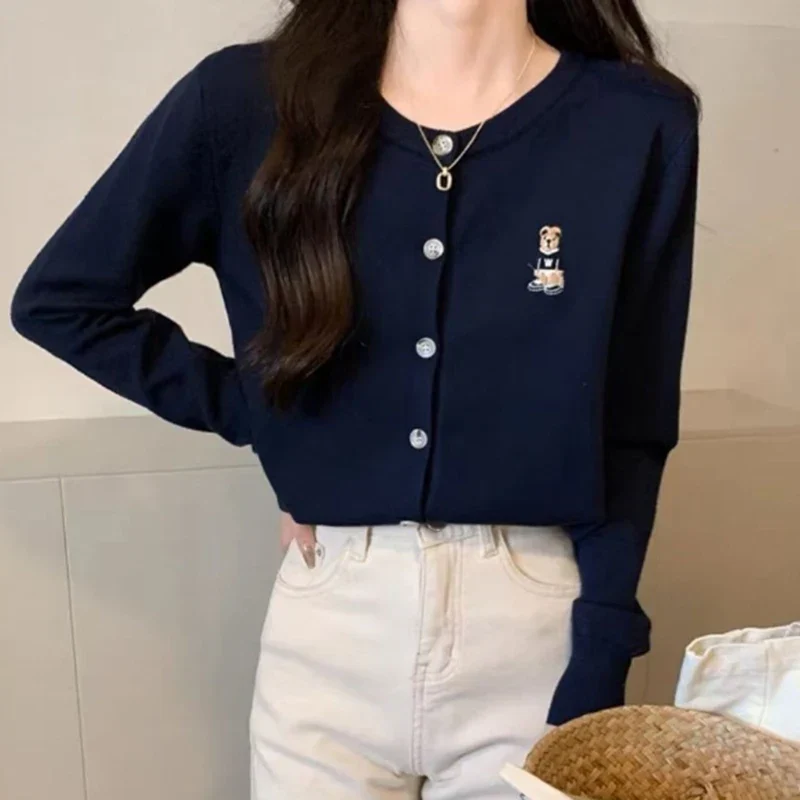 Abcde- Jersey de punto estampado para mujer - Imagen 7