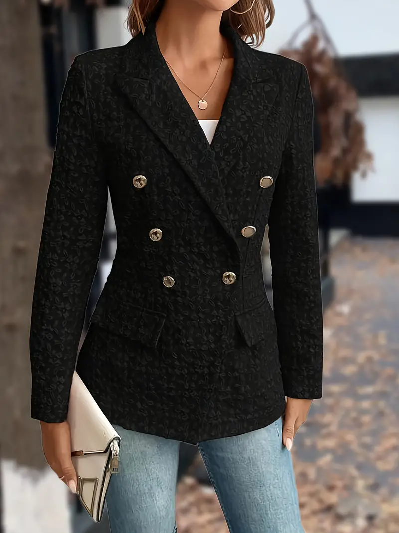 Abigail - chaqueta blazer lisa con bolsillos - Imagen 5