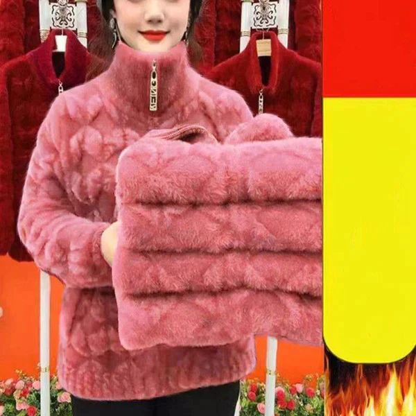 Abrigo de invierno Qerry | Abrigo de invierno acogedor de felpa - Imagen 4